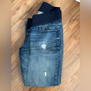 Gap Maternity Jeans in color Indigo. Style is the Best Girlfriend jean